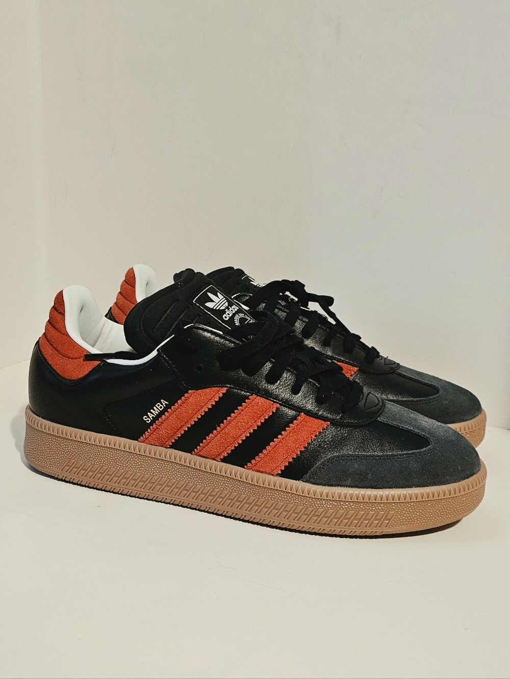 ADIDAS SAMBA XLG | Sz 12  | Black Better Scarlett Gum | IE9178 | NEW WITH BOX